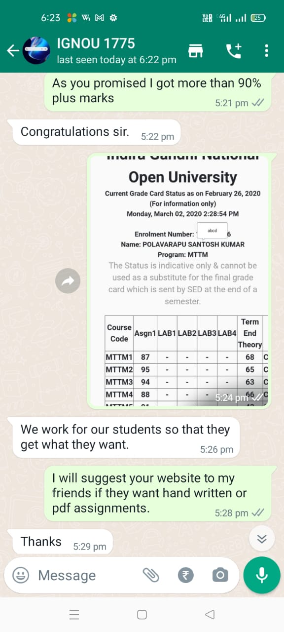 IGNOU Assignments